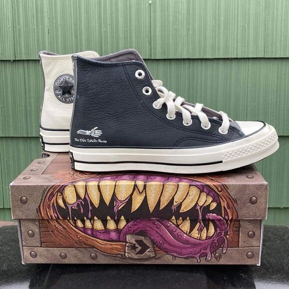 Converse Dungeons & Dragons Limited Edition Chuck 70 Leather Sneakers Shoes Sz 6 - Picture 5 of 13